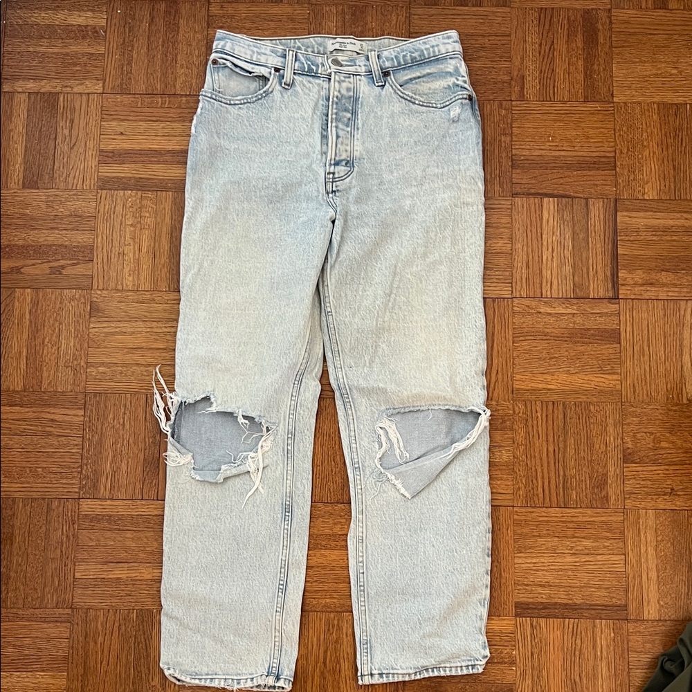 🦄 Abercrombie & Fitch The Dad High Rise Jean